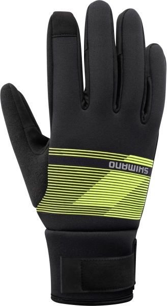 Shimano Windbreak Thermal Langfinger Handschuhe Gelb Modell 2025