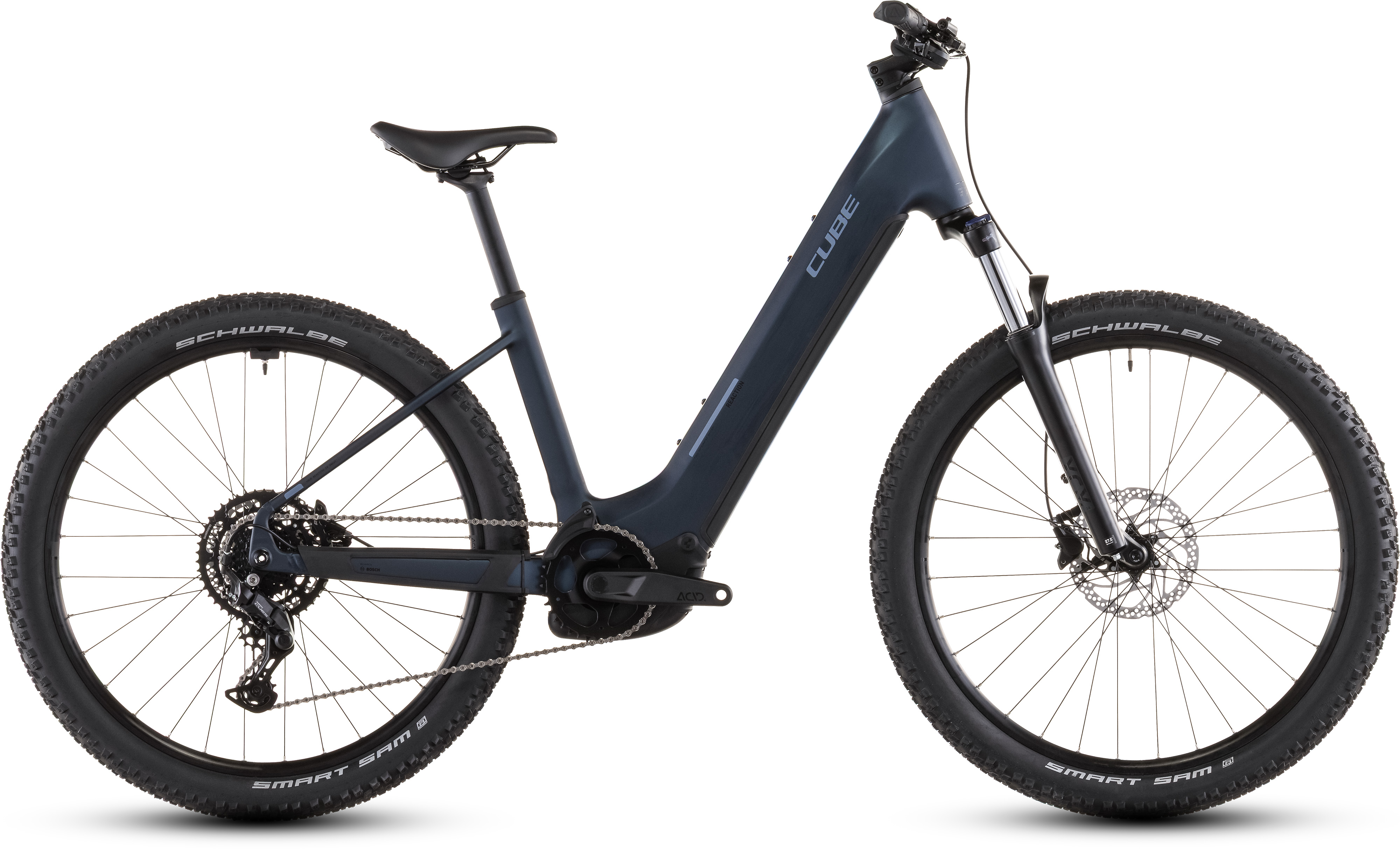 Cube Reaction Hybrid Performance 600 indigoblue´n´reflex - 600 Wh - 27,5 Zoll - Tiefeinsteiger (2026)