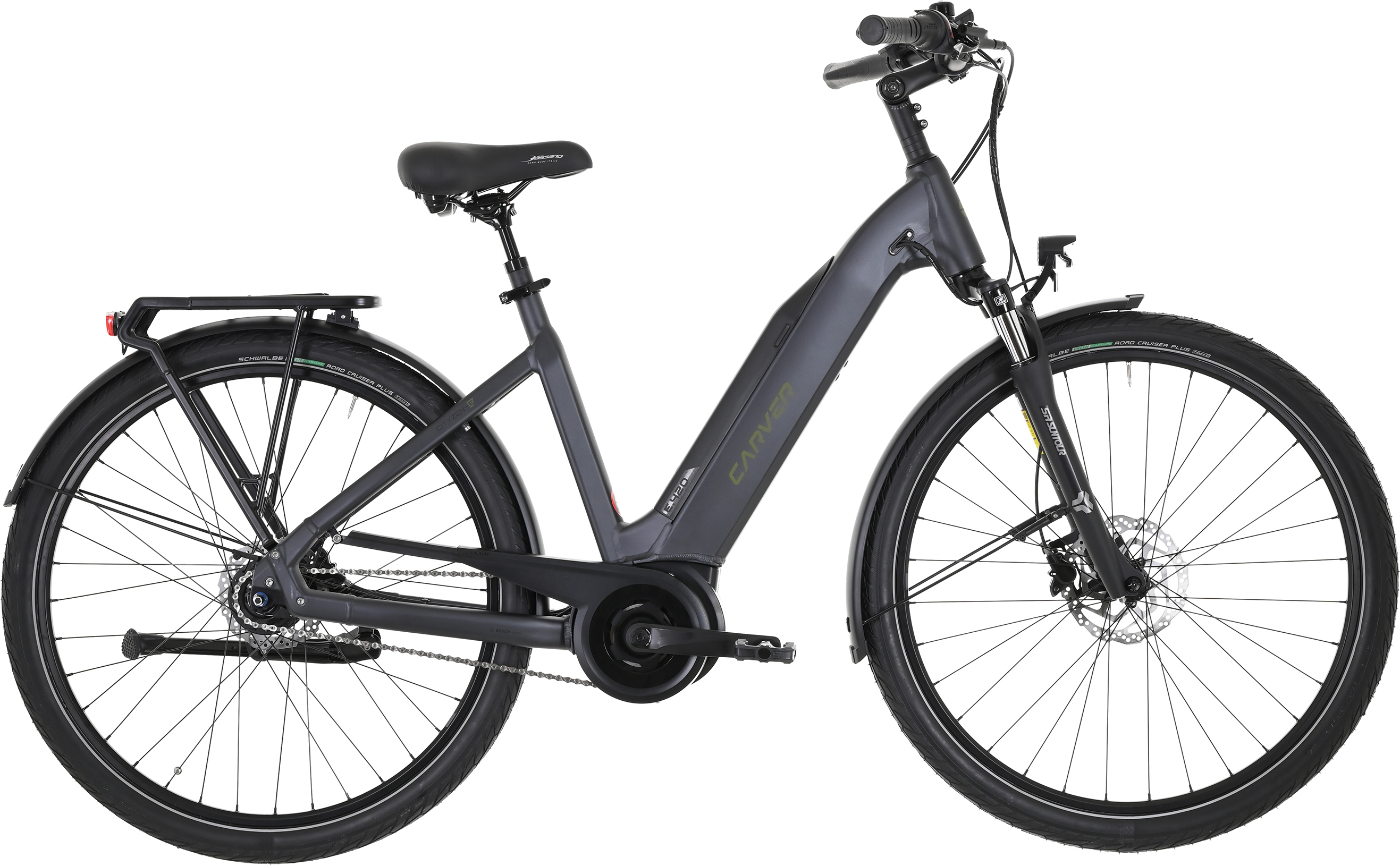 Carver Cityzen E.420 RT Deep Anthracite - 500 Wh - 28 Zoll - Tiefeinsteiger (2025)