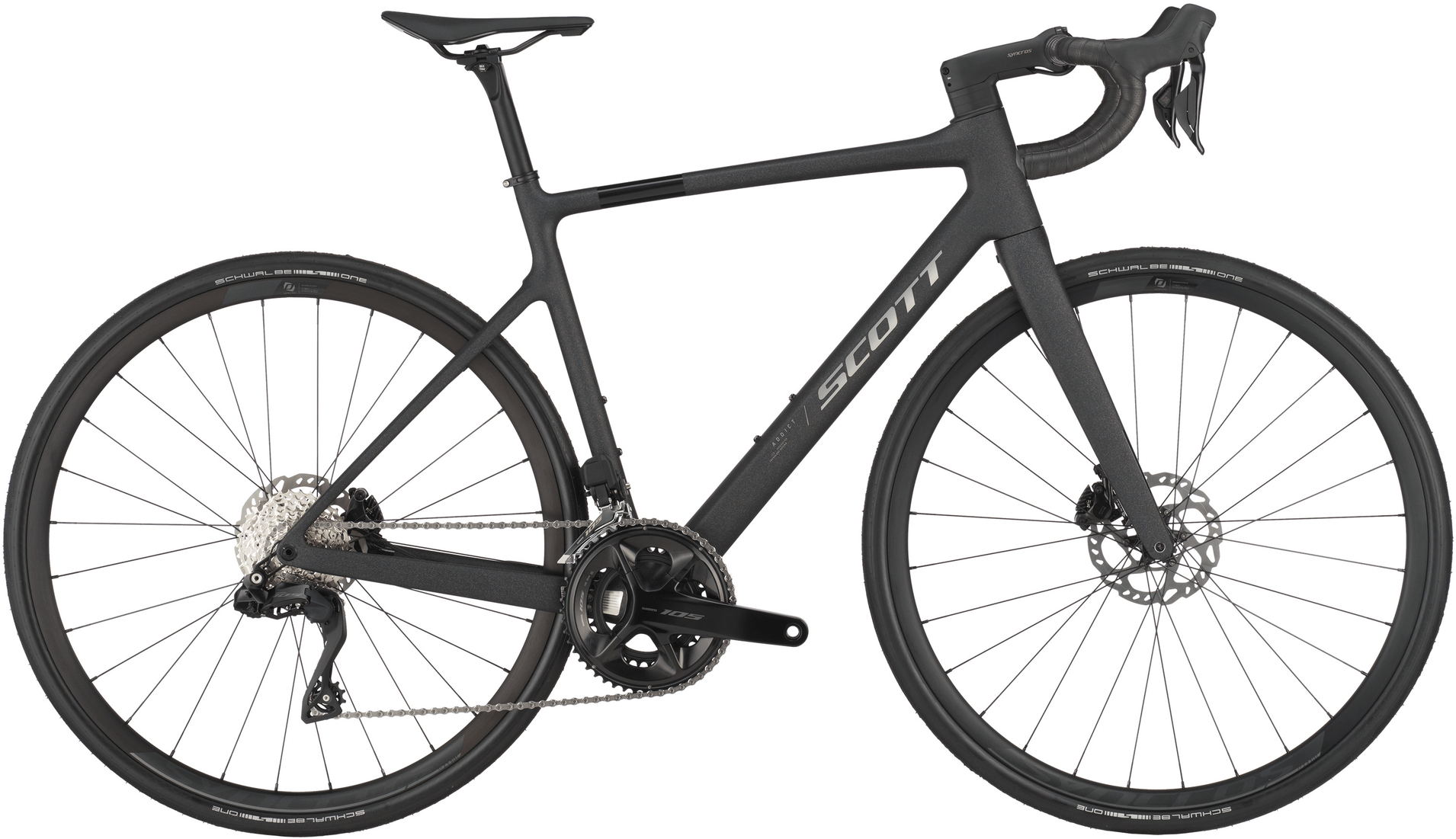 Scott Addict 40 Champion Black - 28 Zoll - Diamant (2025)