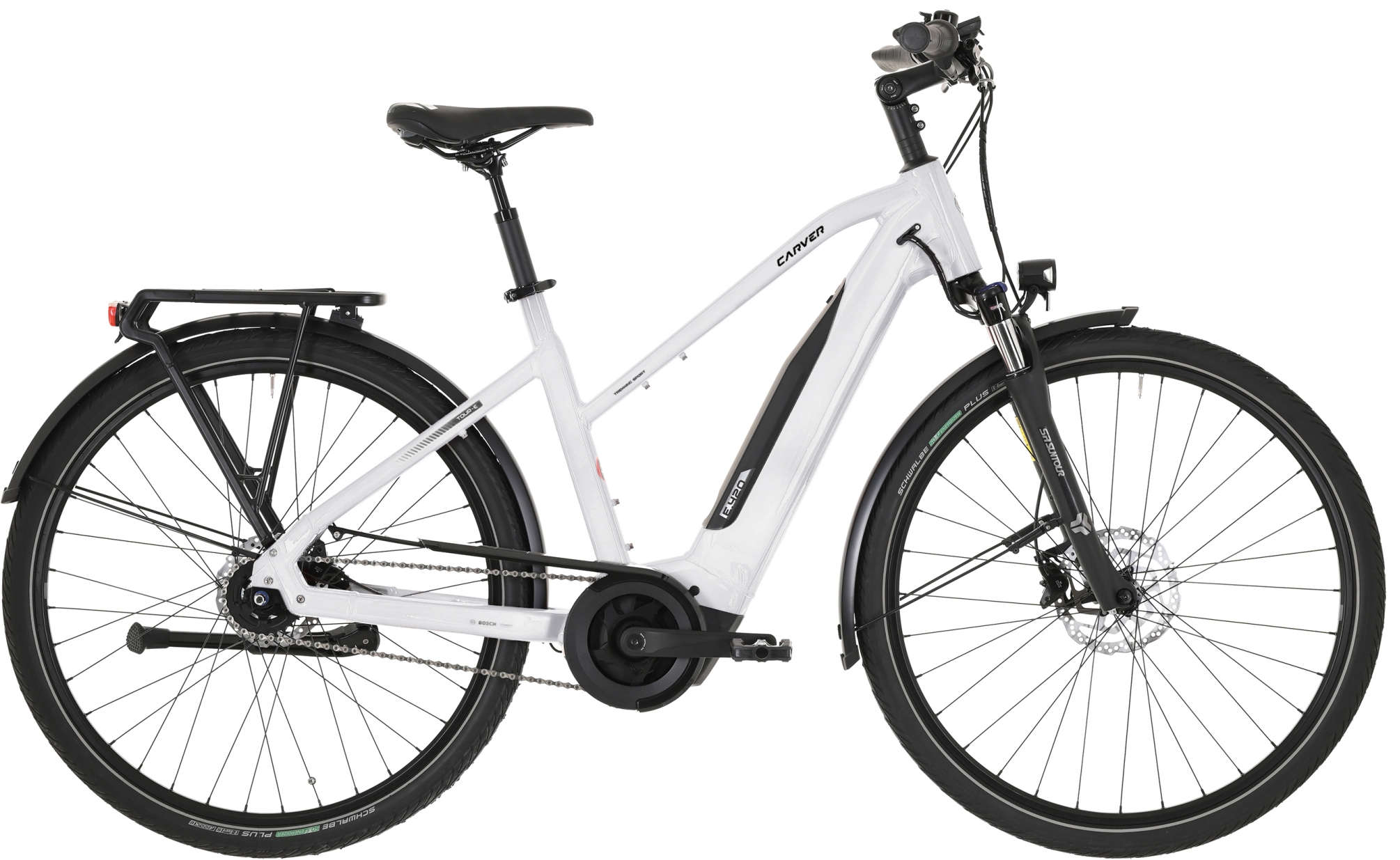 Carver Tour E.420 white - 500 Wh - 28 Zoll - Trapez (2025)