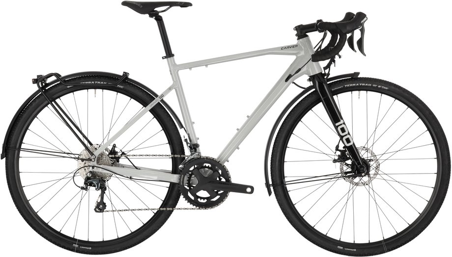 Carver Gravel 100 Street 2024 (Grau) – angeboten von Fahrrad XXL