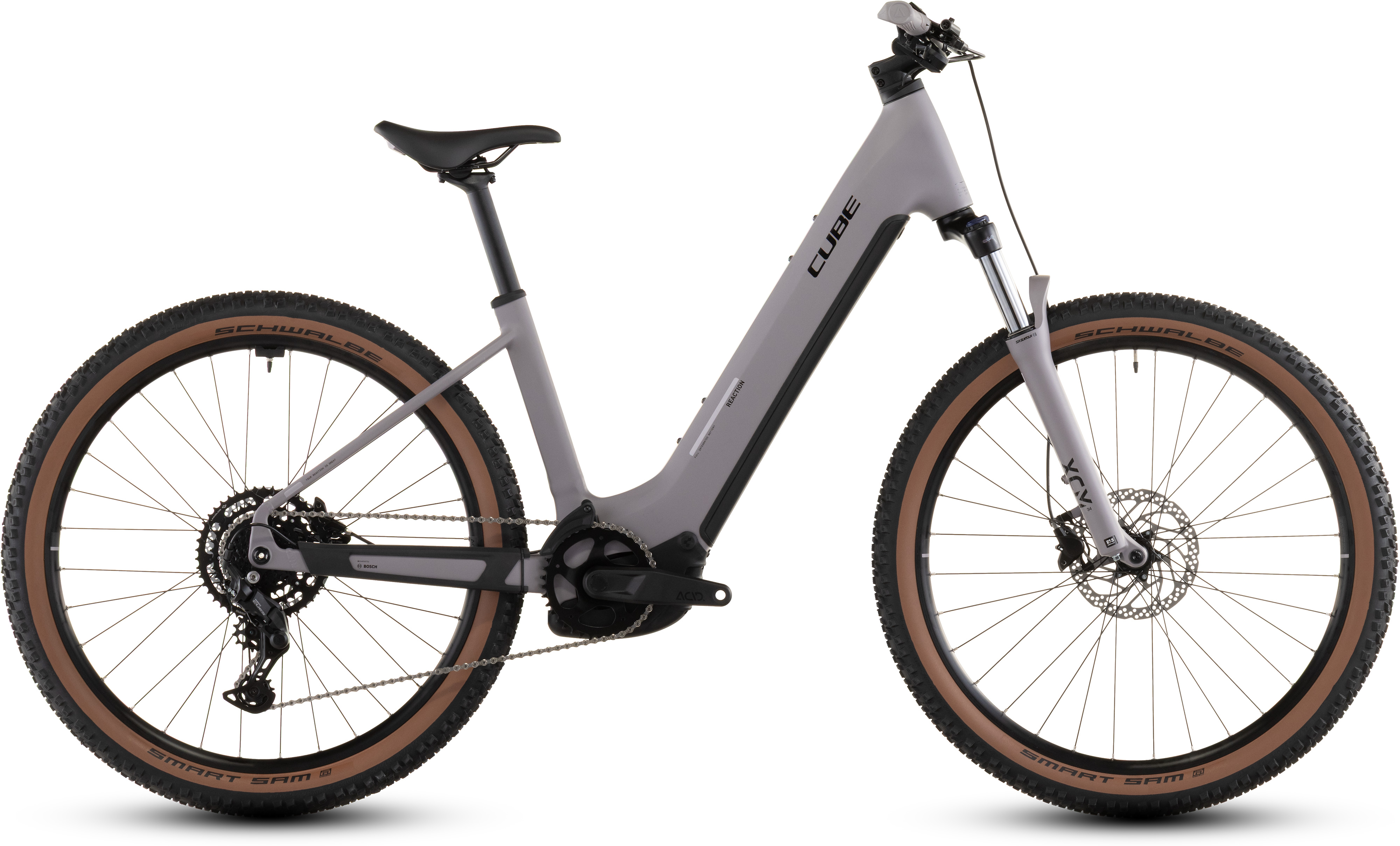 Cube Reaction Hybrid Performance 600 Plumgrey´n´black - 600 Wh - 27,5 Zoll - Tiefeinsteiger (2026)