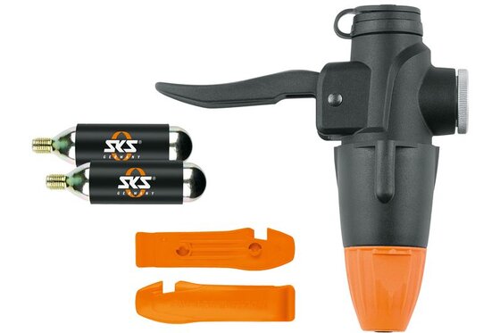 SKS - SKS Tl-Head-Set Pumpenkopf für Standpumpen + CO2 Kartuschenpumpe