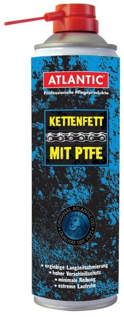 Atlantic Kettenfett mit PTFE, Spraydose 500ml Schwarz Modell 2025