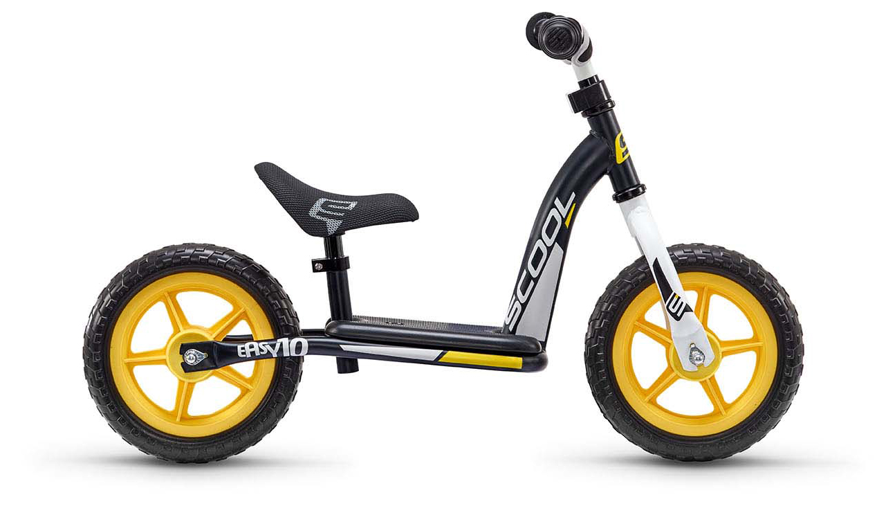 S'COOL pedeX Easy 10 Schwarz - 10 Zoll - Tiefeinsteiger