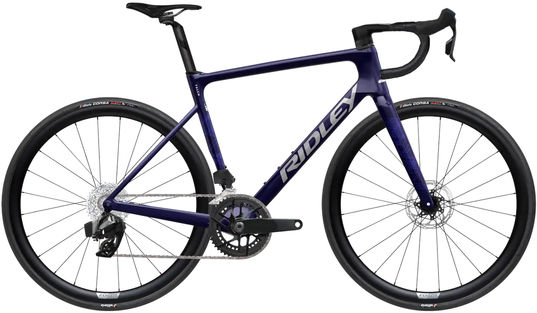 Ridley Falcn Dark Indigo / Silver - 28 Zoll - Diamant (2026)