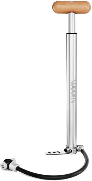 Woom Airflo Fahrradpumpe Silber Modell 2026