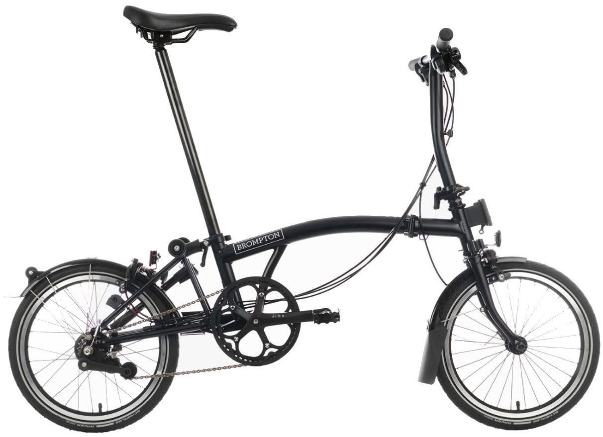 Brompton C Line Explore Black Edition black matt - 16 Zoll - Faltrahmen (2026)
