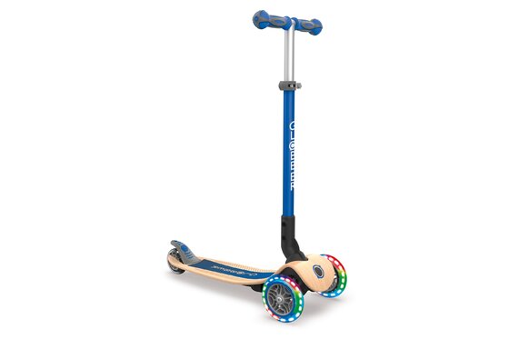 Scooter & Tretroller - Globber Primo Foldable Wood Lights - 2022