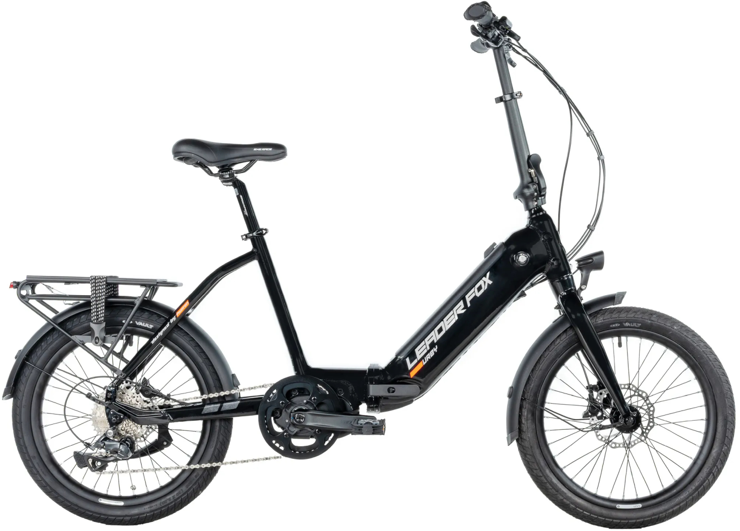 Leaderfox Urby Black Shiny - 576 Wh - 20 Zoll - Faltrahmen (2026)