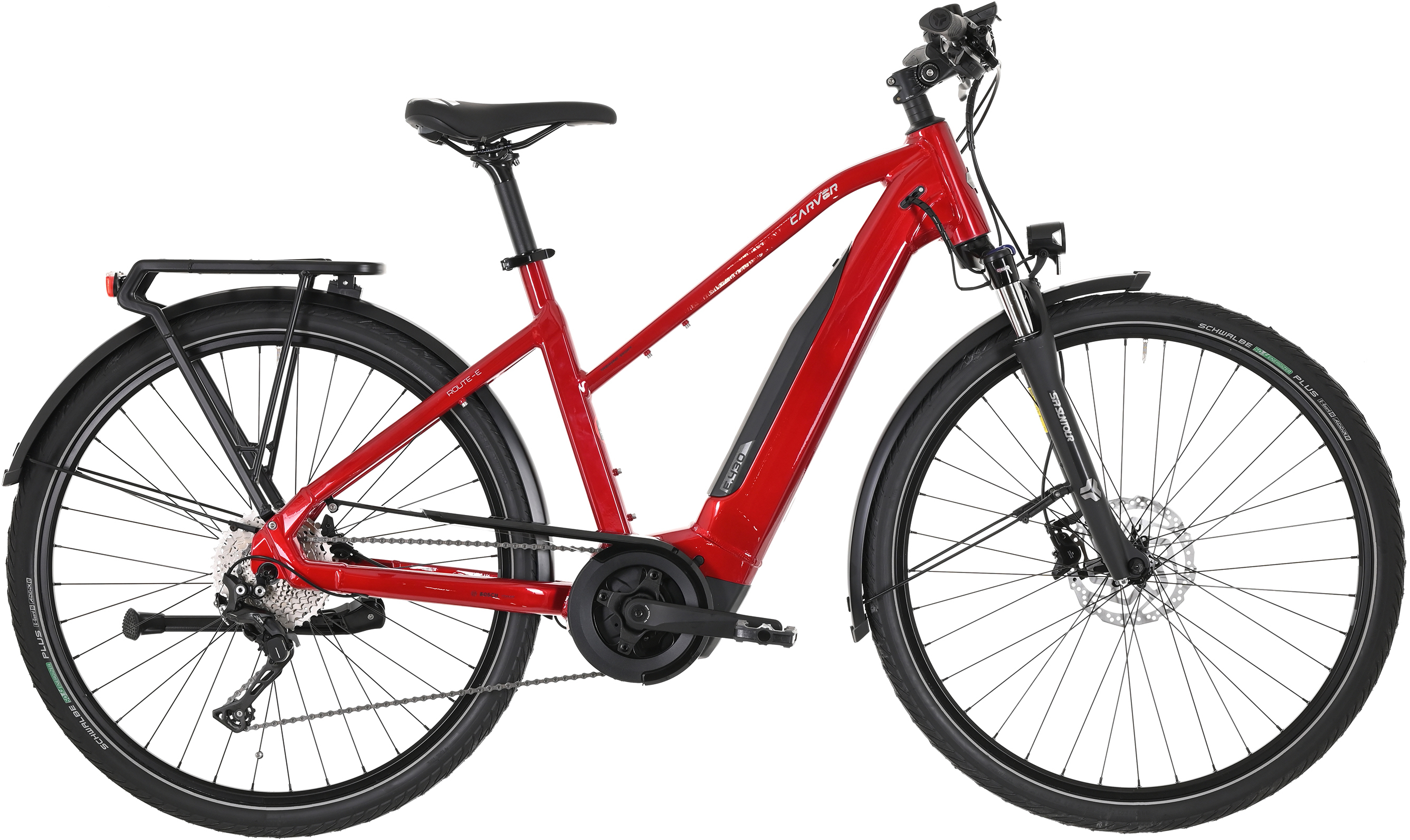 Carver Route E.430 Red - 500 Wh - 28 Zoll - Trapez (2025)