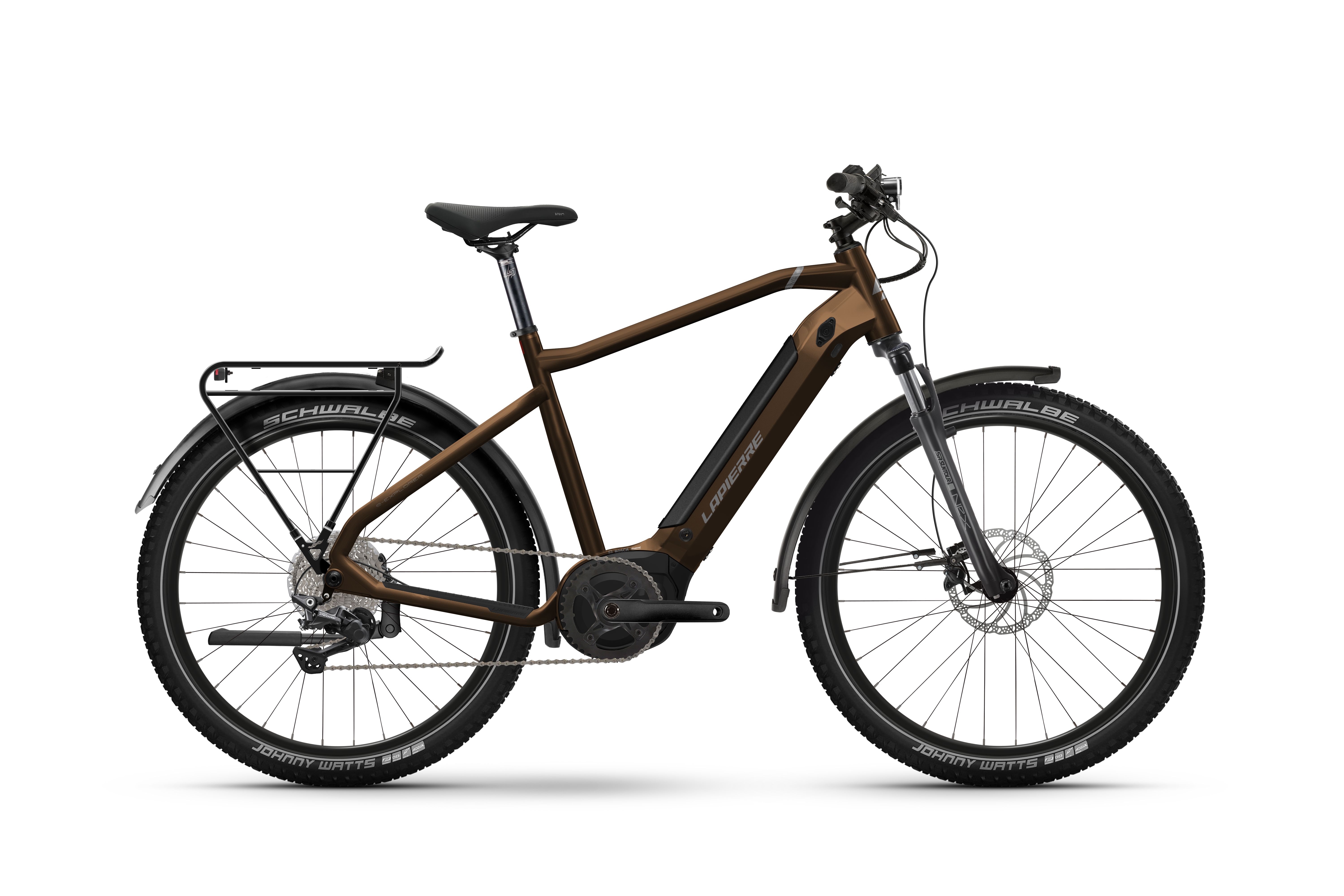 Lapierre E-Explorer 6.5 High Braun metallic - 500 Wh - 28 Zoll - Diamant (2023)