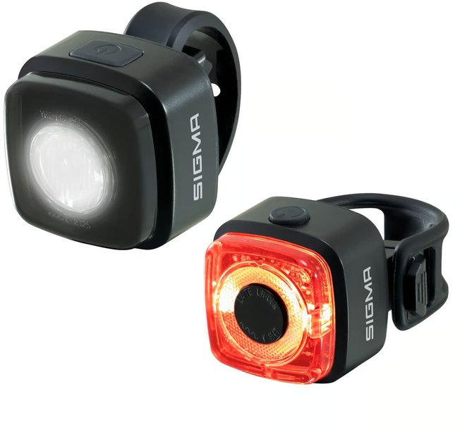 Sigma Aura & Micro Beleuchtungsset, RSTS Version - StVZO Schwarz Modell 2026