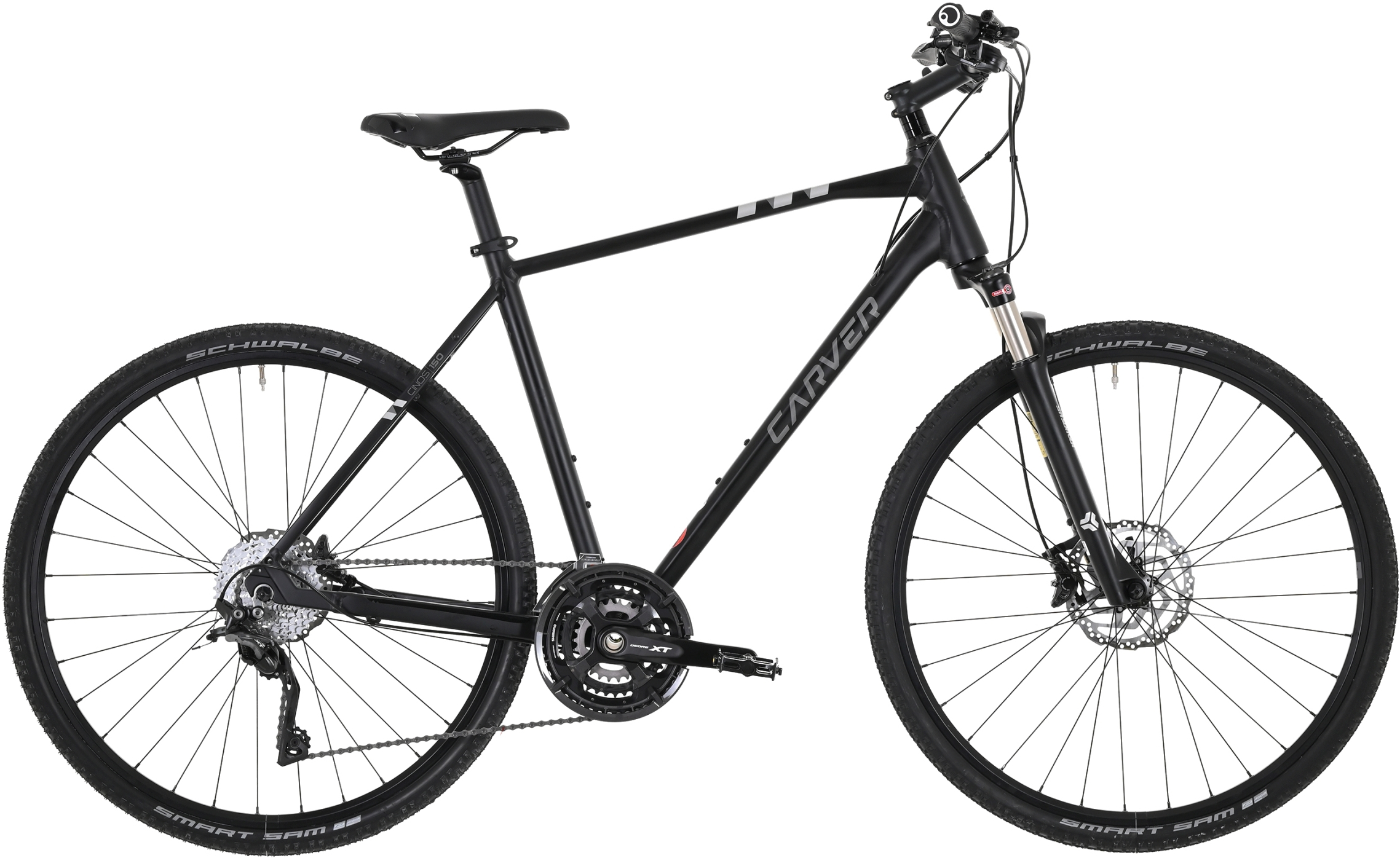 Carver Cinos 150 30s Schwarz - 28 Zoll - Diamant (2026)