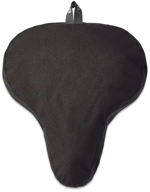 Basil Fahrradsattel Basil GO Sattelüberzug Solid Black - wasserdicht, 28 × 23 × 1 cm, Gumm
