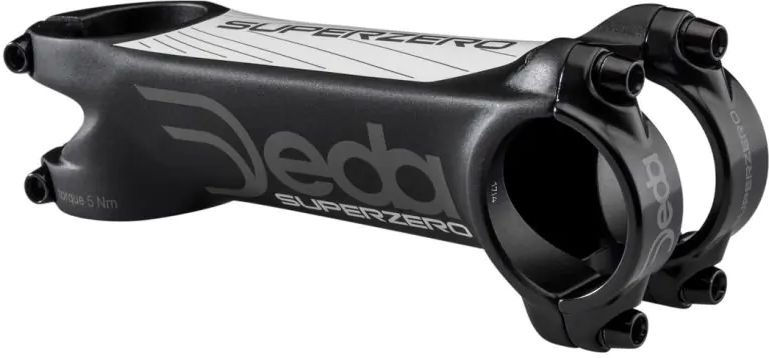 DEDA Superzero DCR Aluminium Rennrad Vorbau 1 1/8""/31,7mm/-8° Schwarz Modell 2025