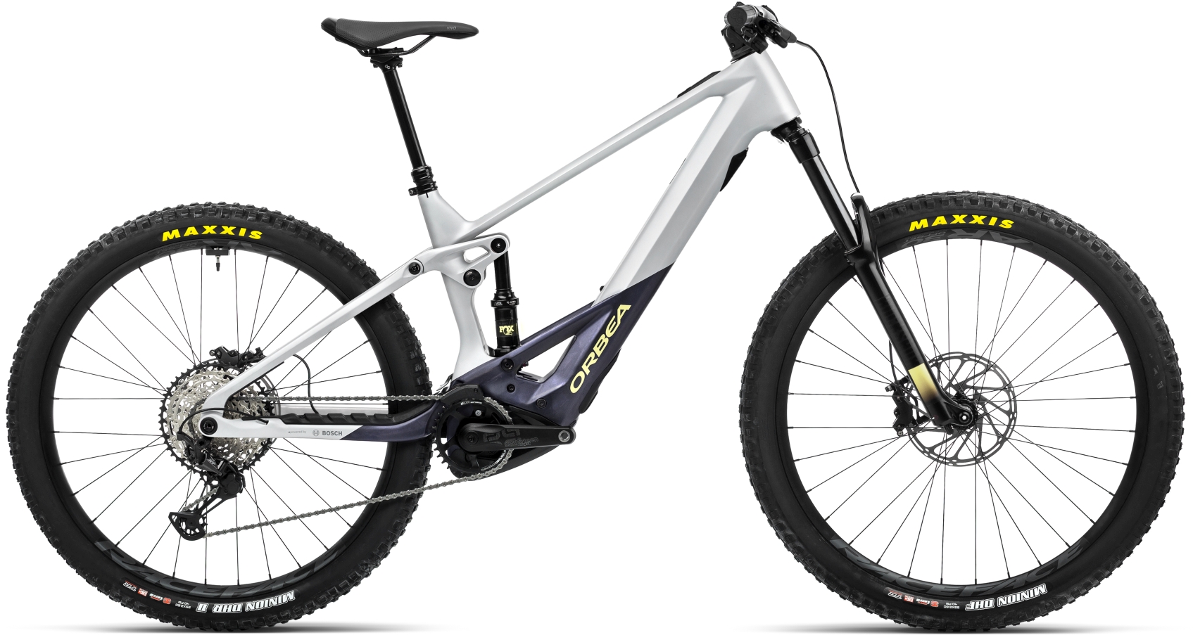 Orbea Wild FS M20 Halo Silver-Tanzanite Carbon View - 750 Wh - 29 Zoll - Fully (2023)