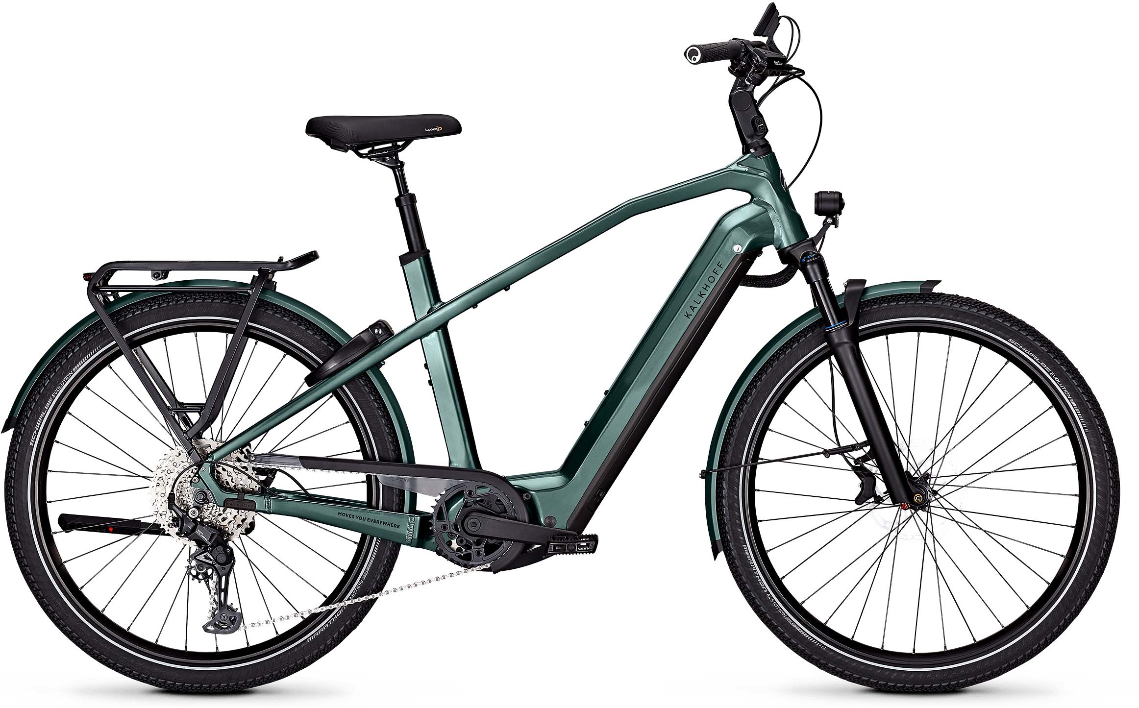 Kalkhoff Endeavour 7 Move + techgreen glossy - 750 Wh - 27,5 Zoll - Diamant (2024)