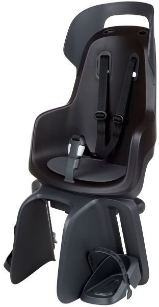 Bobike GO Kindersitz Reclining - Gepäckträgerhaltung Schwarz Modell 2026