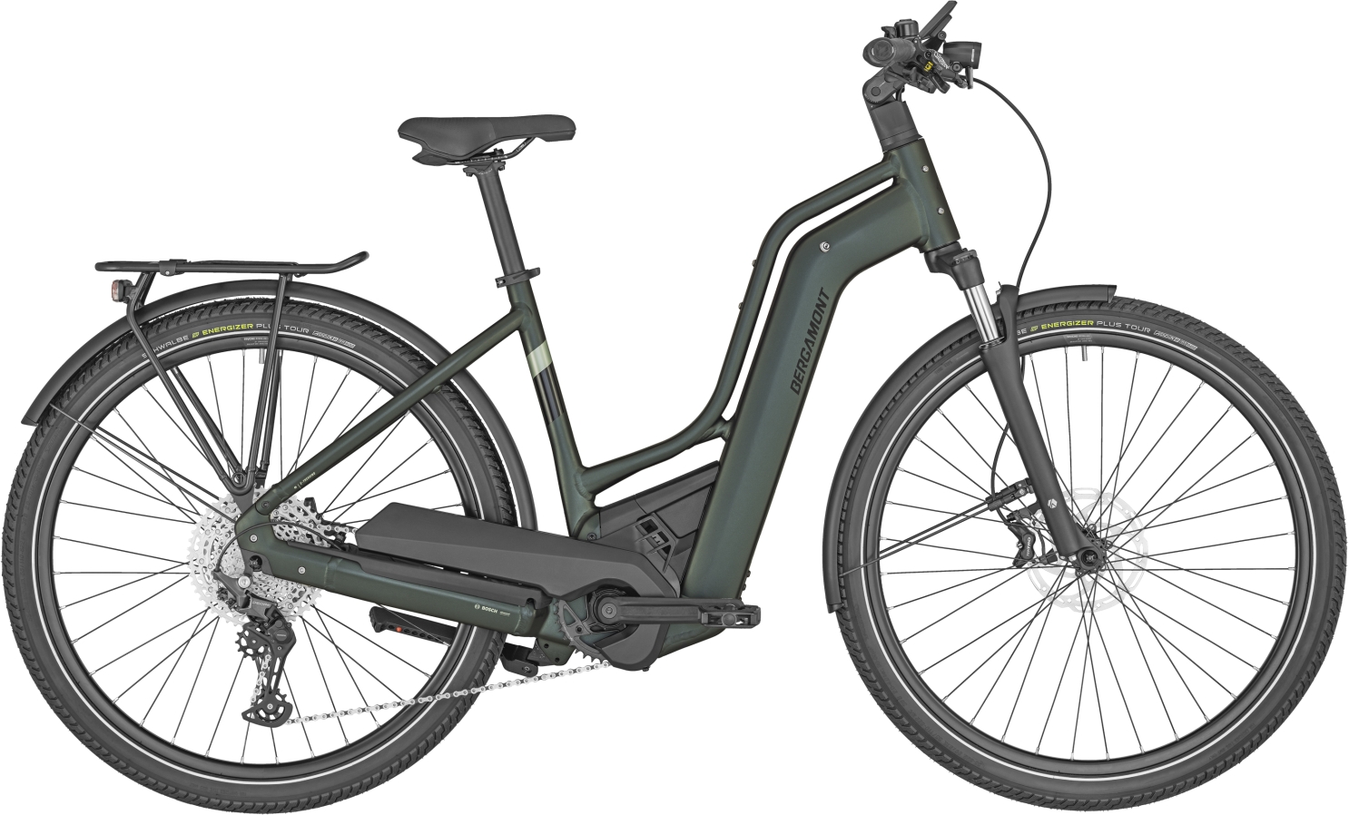 Bergamont E-Horizon Expert 6 Amsterdam matt greenish grey - 625 Wh - 28 Zoll - Wave (2024)