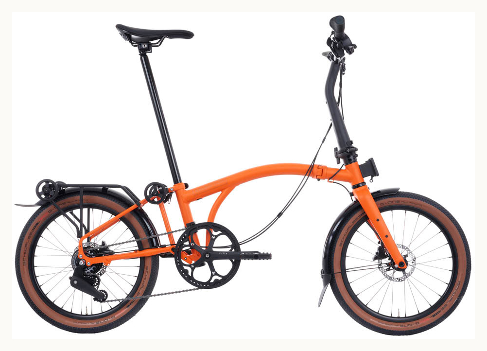 Brompton G Line Explore Adventure Orange - 345 Wh - 20 Zoll - Faltrahmen (2026)