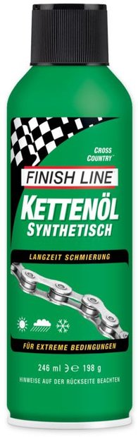 Finish Line Cross Country Ketten Öl Spray - 246ml Grün Modell 2026