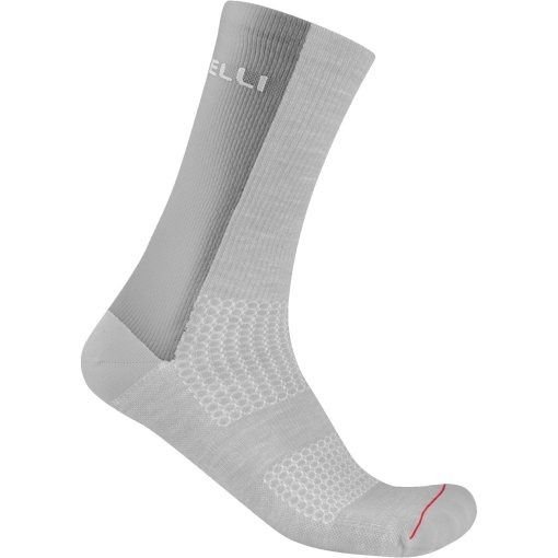CASTELLI Logo 18 Merino Socken Grau Modell 2026