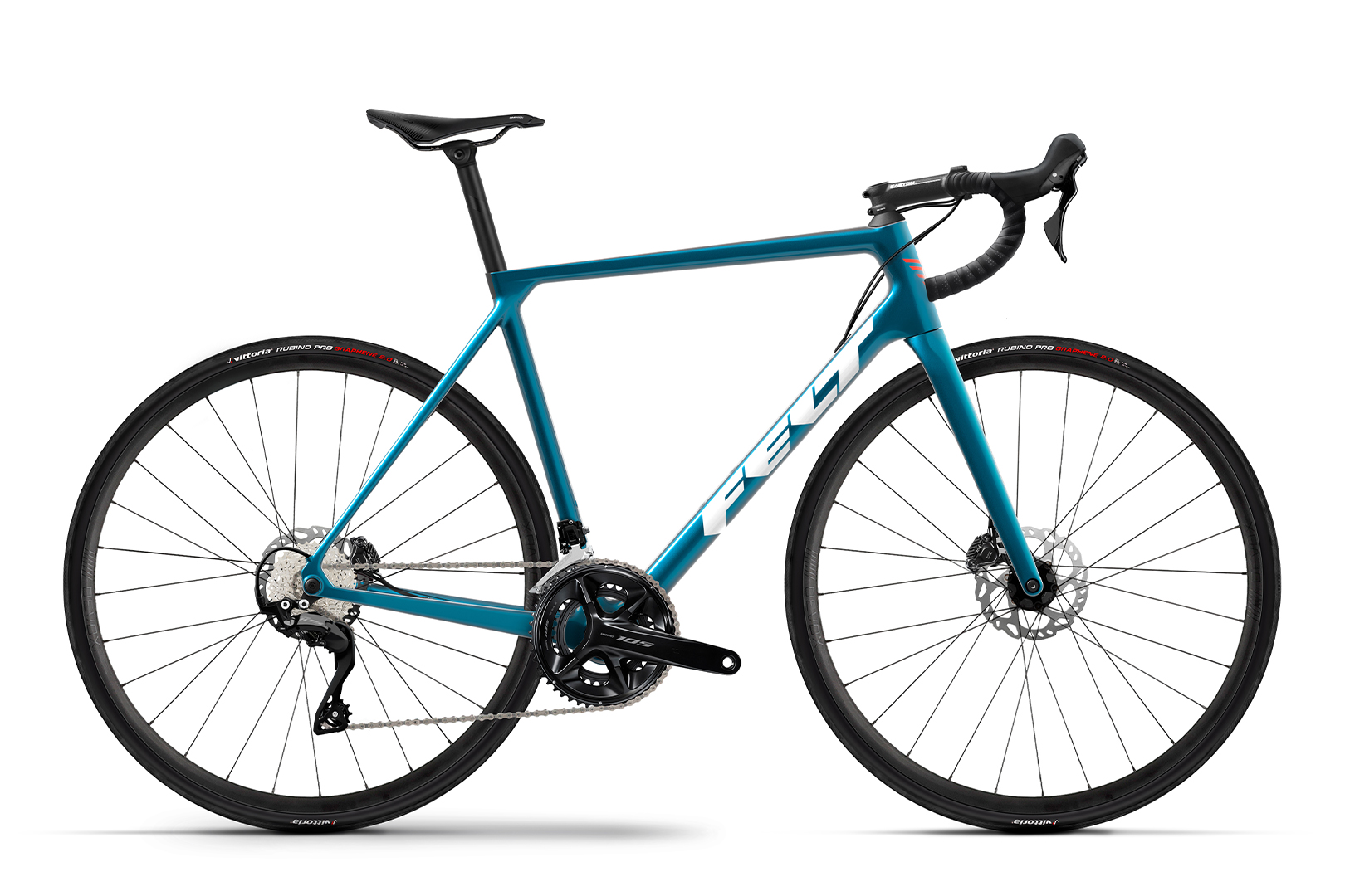 Felt FR Advanced 105 Matte Bay Blue - 28 Zoll - Diamant (2024)