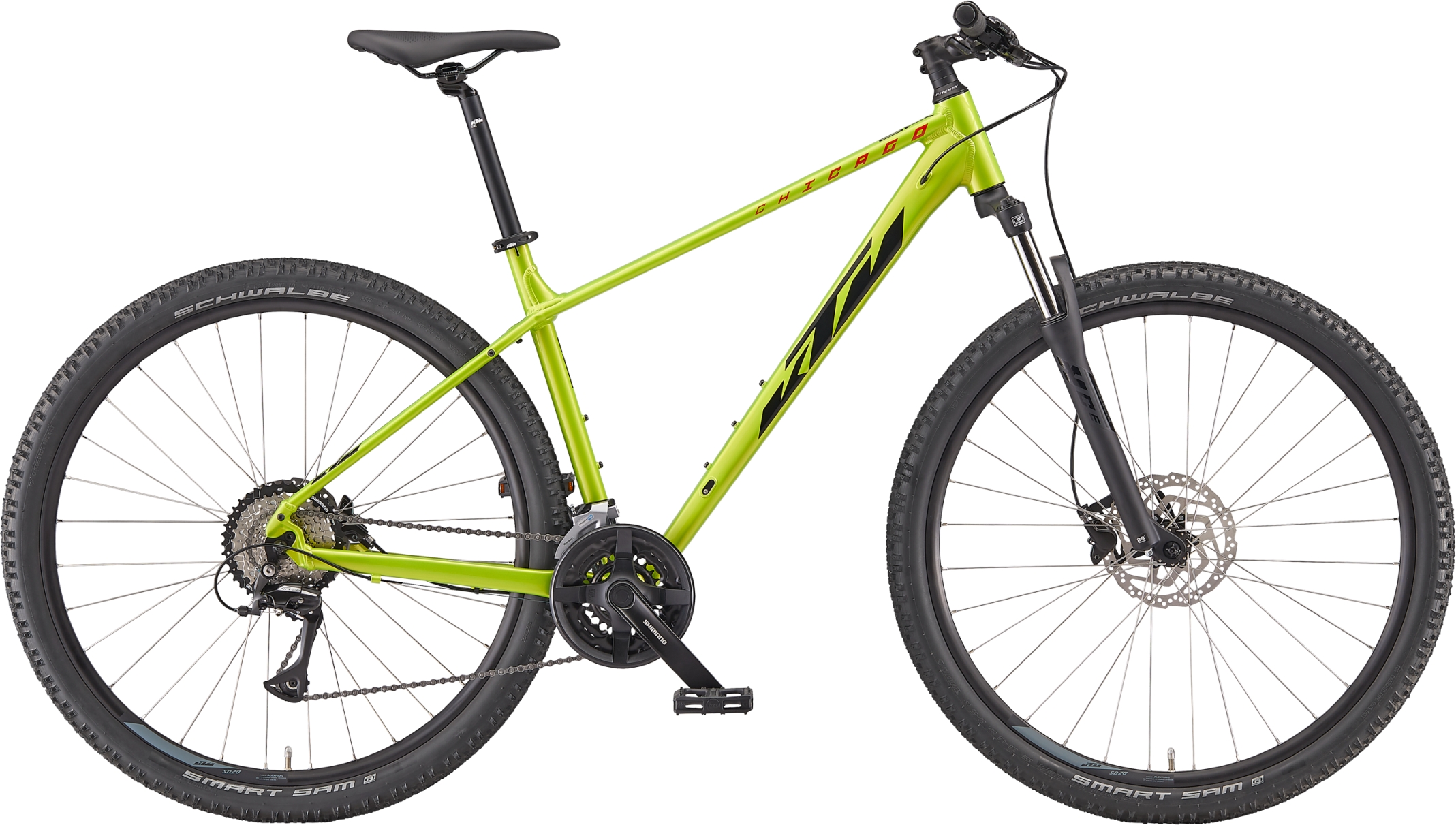 KTM Chicago 292 Lemon (Black+Orange) - 28 Zoll - Diamant (2023)