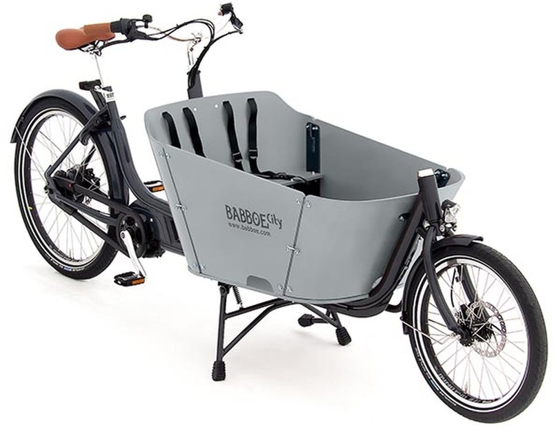 Babboe City Mountain Grau Modell 2024