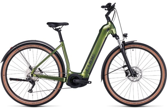 Tiefeinsteiger - E-Bike Trekking - Cube Nuride Hybrid Pro 750 Allroad - 750 Wh - 2023 - 28 Zoll - Tiefeinsteiger