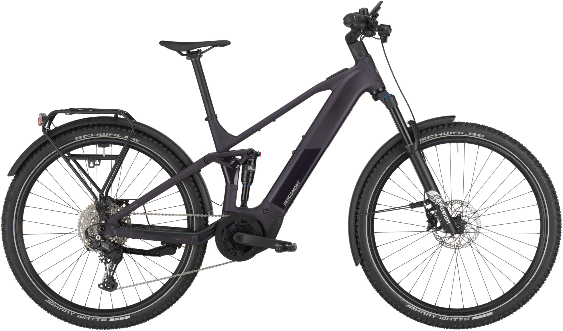 Bergamont E-Horizon SUV FS 10 Black Purple - 800 Wh - 28 Zoll - Fully (2025)