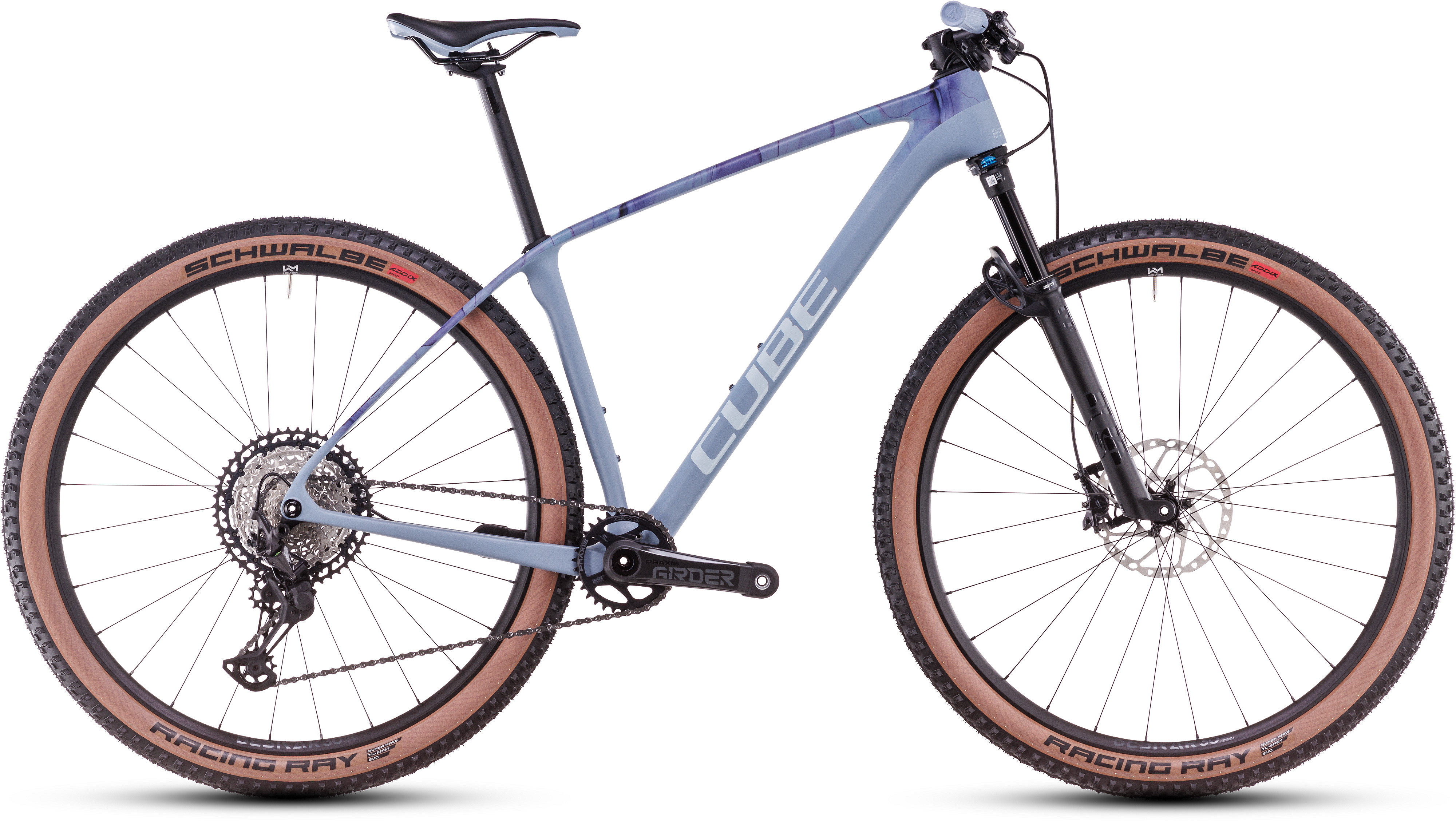 Cube Reaction C:62 Race pigeonblue´n´art - 29 Zoll - Diamant (2025)
