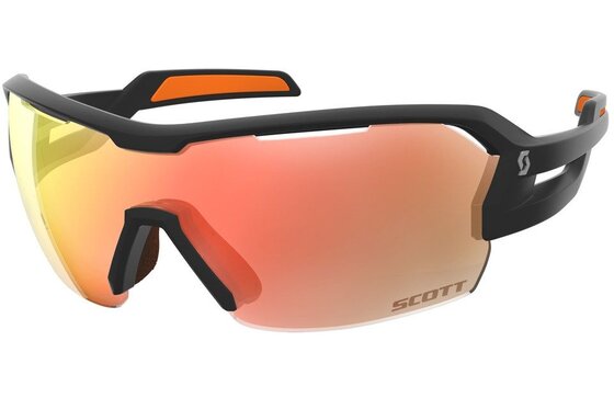 Sport-Sonnenbrillen - Scott Spur Sonnenbrille black matt orange / red chrome enhancer +
