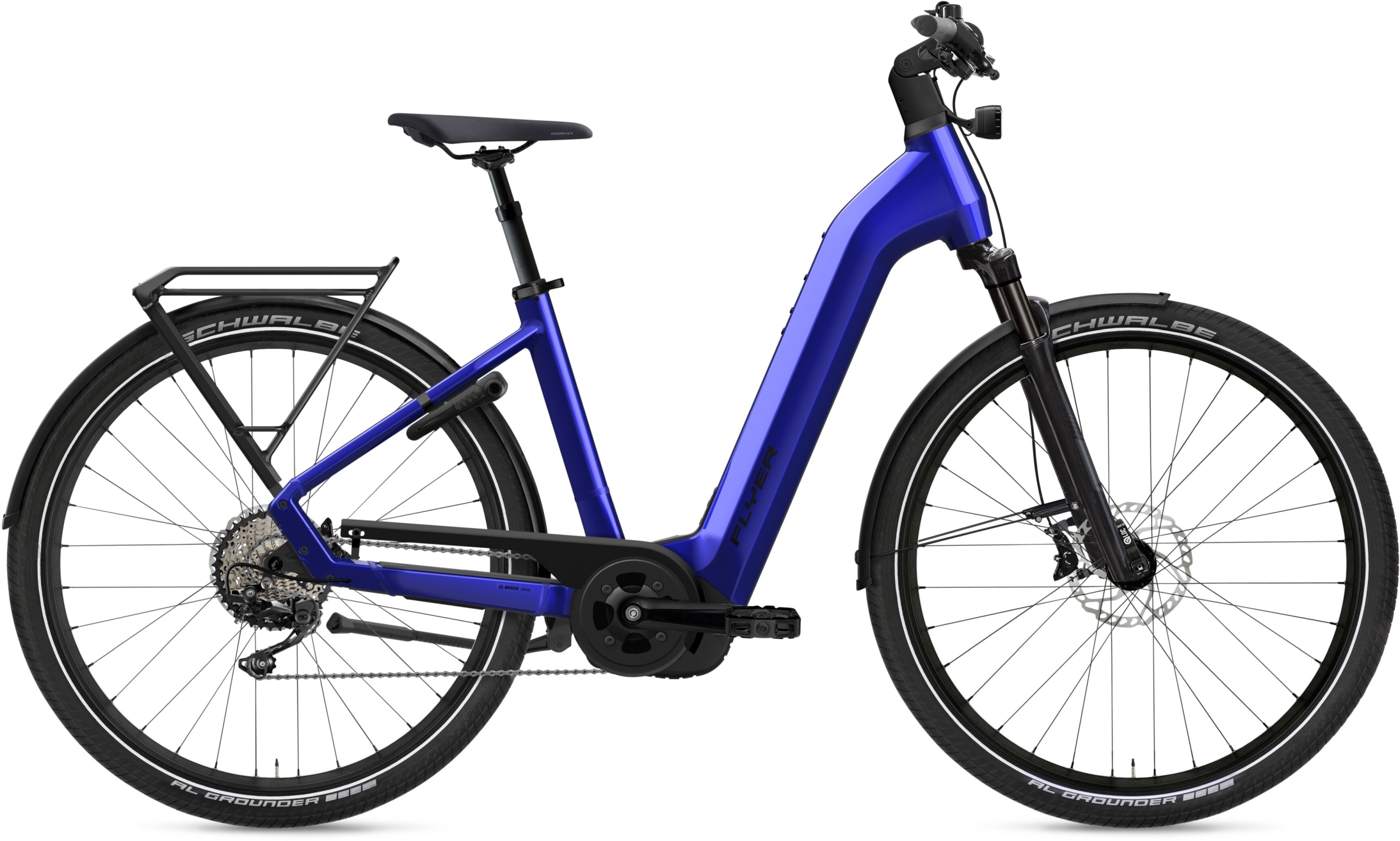 Flyer Gotour 7.10 Enzian Blue Gloss - 750 Wh - 28 Zoll - Tiefeinsteiger (2025)