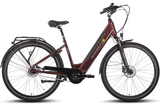E-Bike-Pedelec - Saxonette Deluxe Plus - 418 Wh - 2022 - 28 Zoll - Tiefeinsteiger