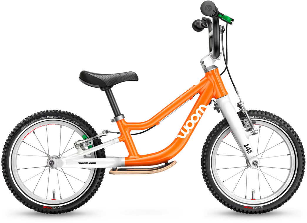 WOOM Original 1 Plus Orange - 14 Zoll - Diamant (2026)