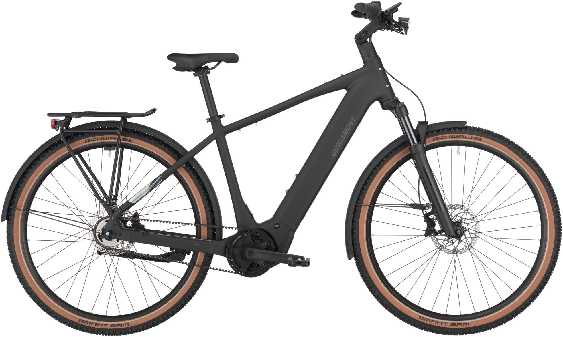 Bergamont E-Horizon 20 Belt Black Matt - 600 Wh - 28 Zoll - Diamant (2025)