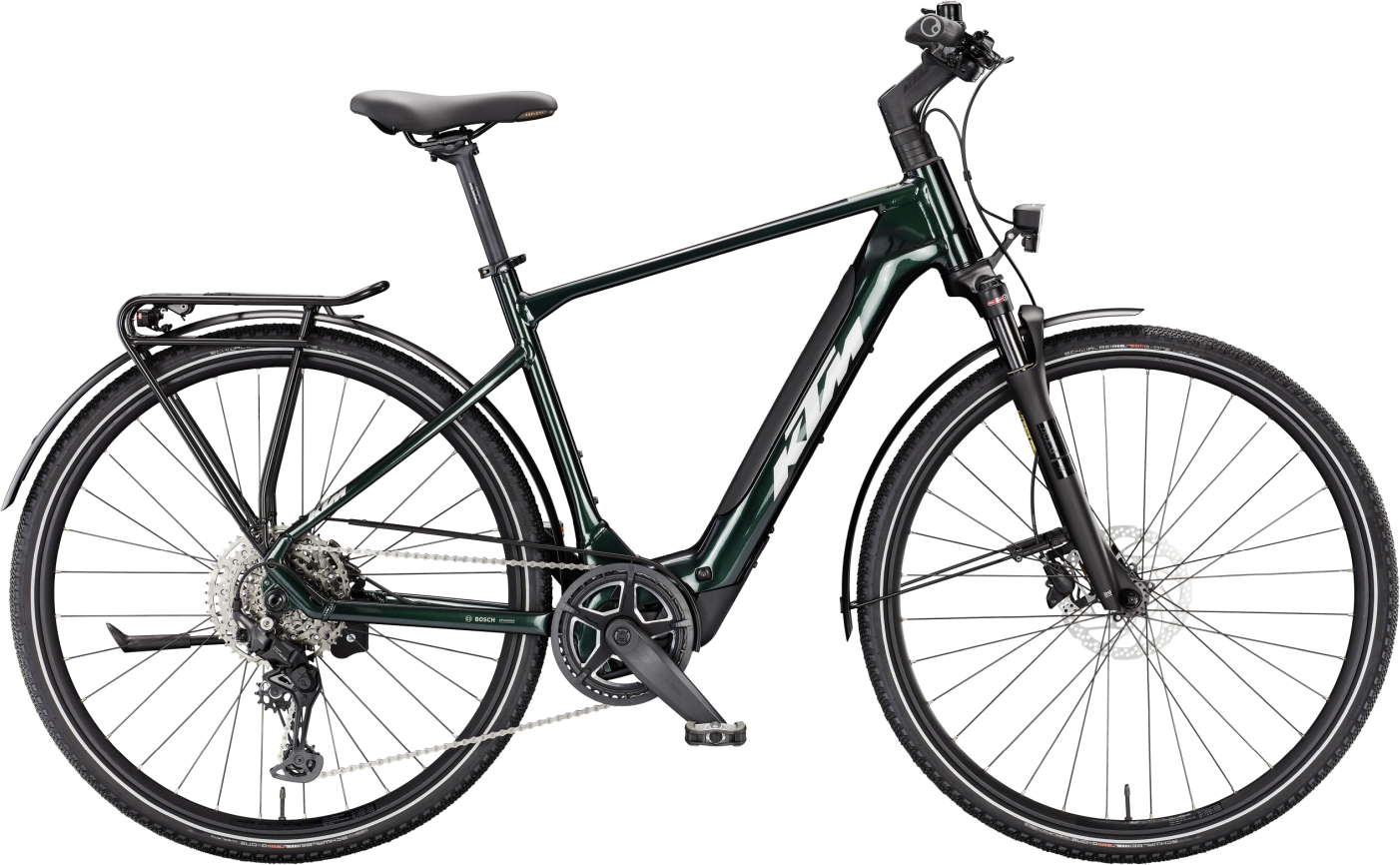 KTM Macina Sport SX 20 Smaragd Black/Silver - 400 Wh - 28 Zoll - Diamant (2026)
