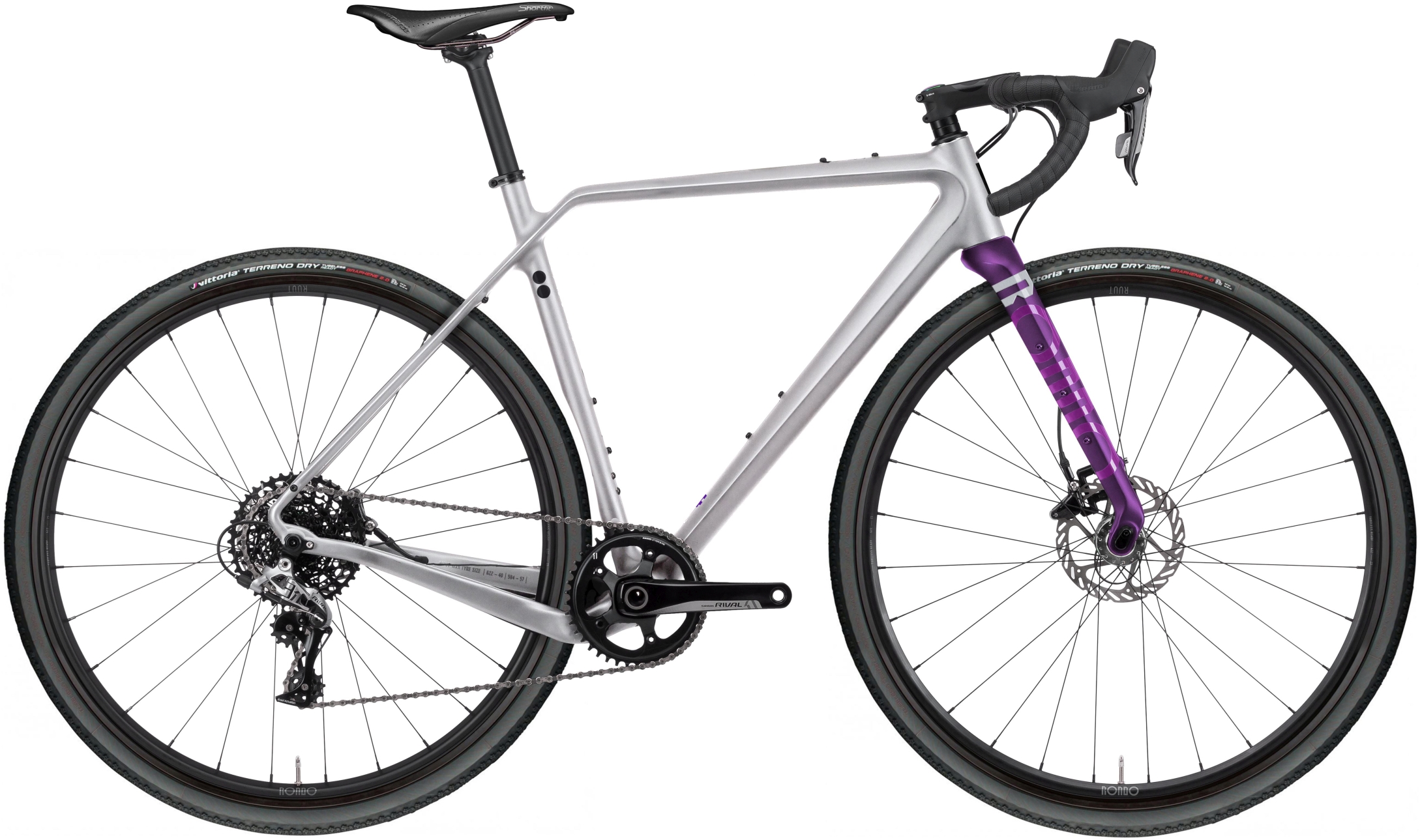 Rondo Ruut CF2 Silber - 28 Zoll - Diamant (2024)