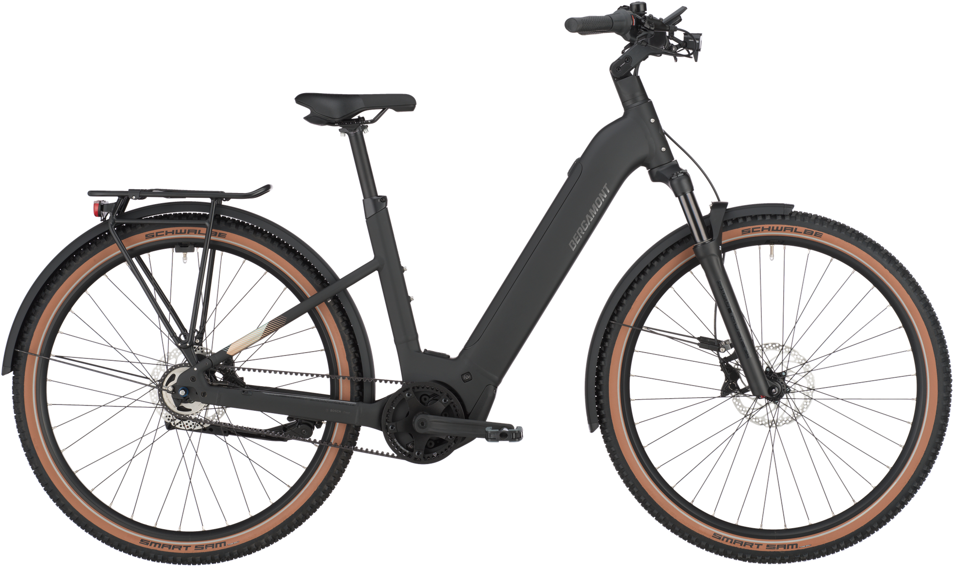 Bergamont E-Horizon 20 Belt Black Matt - 600 Wh - 28 Zoll - Wave (2025)