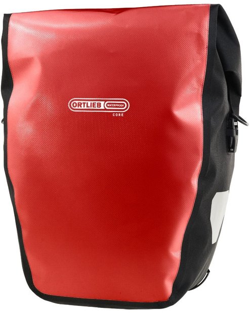 ORTLIEB Backroller Core Pannier Bag Red Black - Cycles UK