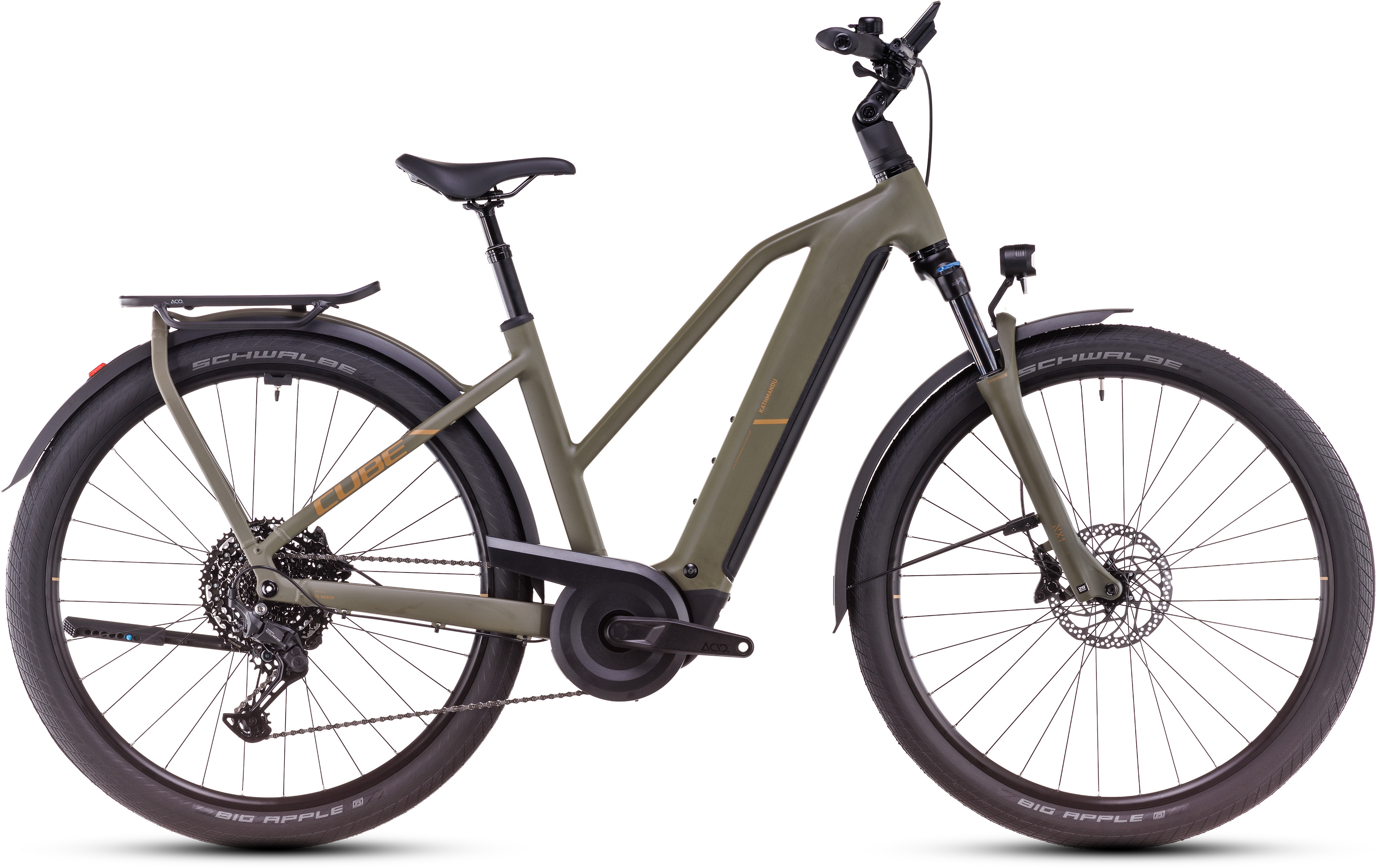 Cube Kathmandu Hybrid Pro 800 slapgrey´n´chrome - 800 Wh - 28 Zoll - Trapez (2025)