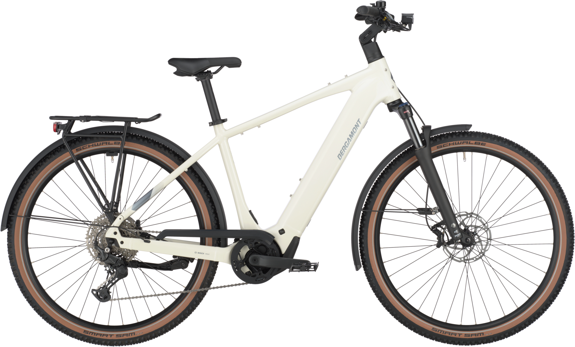 Bergamont E-Horizon SUV 30 Off White - 600 Wh - 28 Zoll - Diamant (2025)
