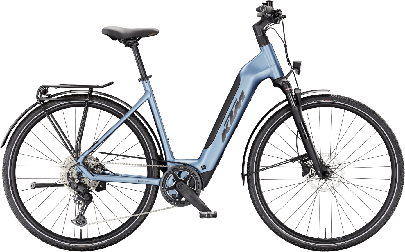 KTM Macina Sport SX 20 Steel Blue Matt/Black - 400 Wh - 28 Zoll - Tiefeinsteiger (2026)