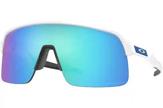 Sport-Sonnenbrillen - Oakley Sutro Lite Polishedhite - Prizm Sapphire