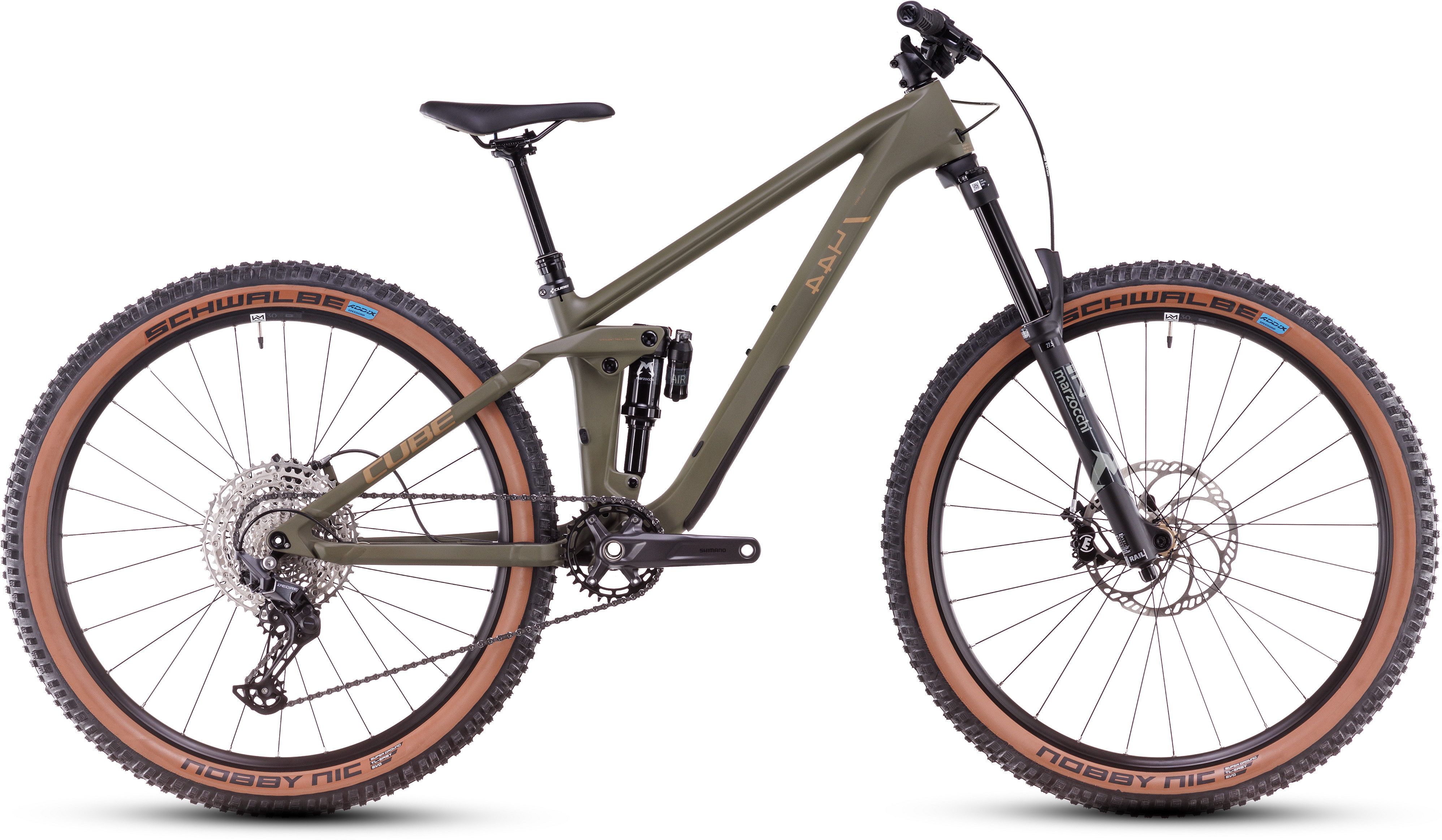 Cube Stereo ONE44 HPC Rookie Dustyolive´n´gold - 27,5 Zoll - Fully (2026)