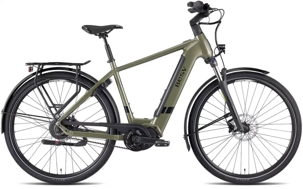 BESV CT 1.3 Metallic Khaki - 630 Wh - 28 Zoll - Diamant (2023)