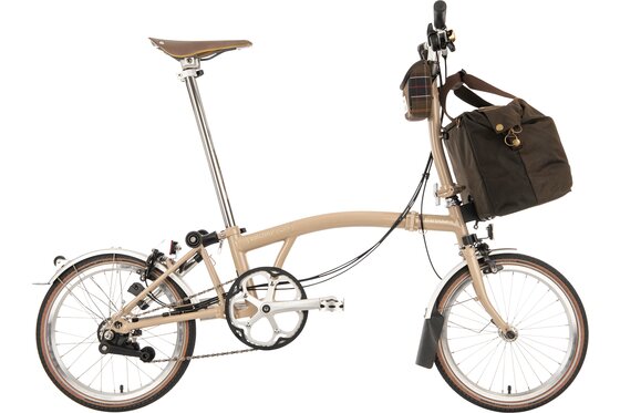 Faltrad-Klapprad - Brompton Barbour Edition - 2022 - 16 Zoll - Faltrahmen